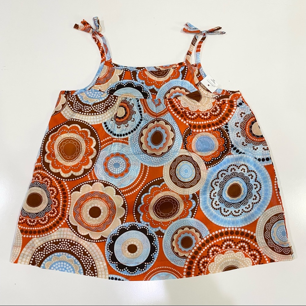 NWT Girls Gap Sz 4T Tank Top Bohemian Shirt Spring Summer NEW